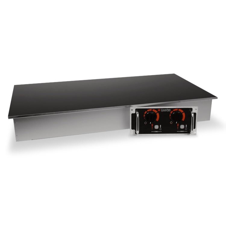 CookTek 604901 DropIn Commercial Induction Cooktop w/ (2) Burners, 200