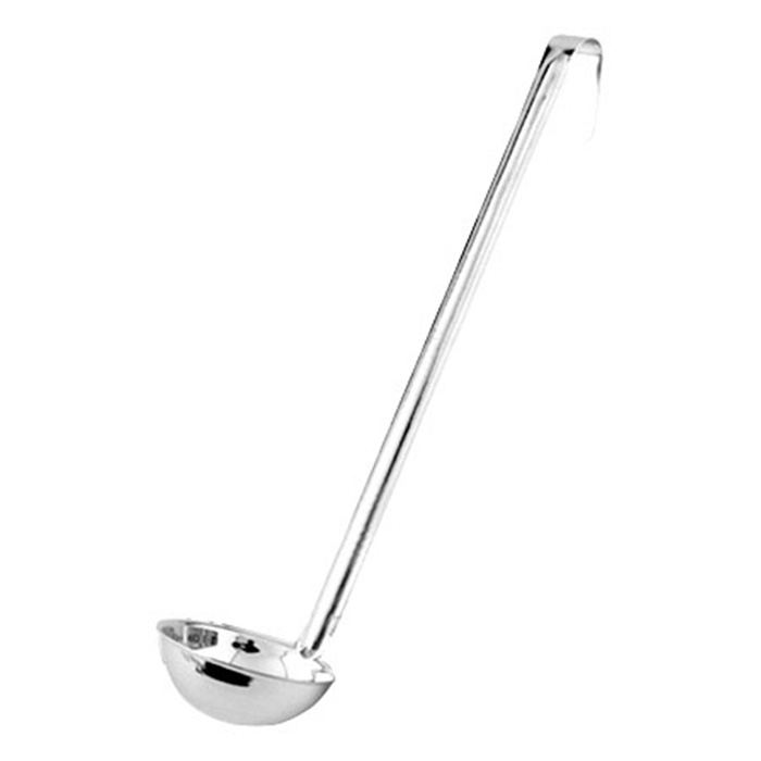 Crestware OPL01 One Piece Stainless Steel Ladle 1 oz. Plant Based Pros
