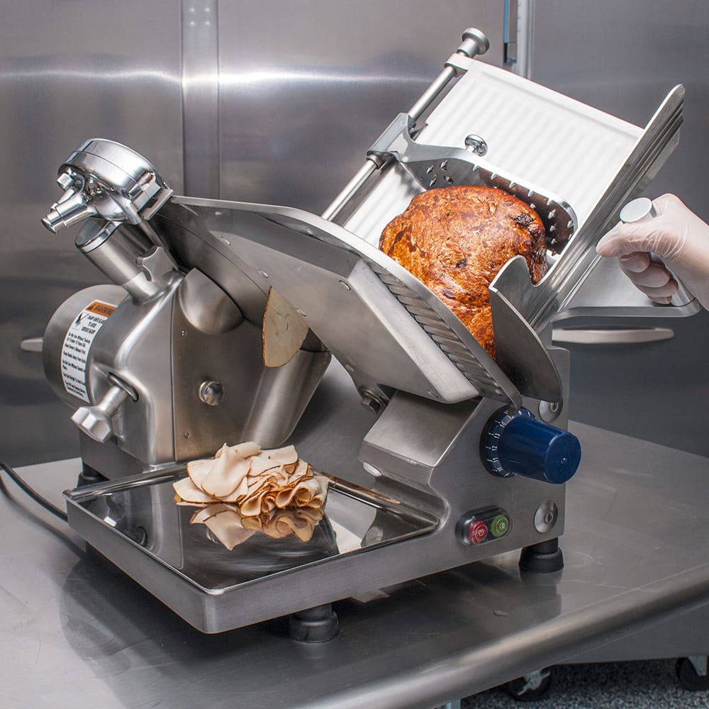 Globe GC512 Chefmate Heavy Duty Compact Slicer 12 in Plant Based Pros