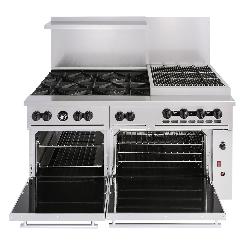 Vulcan 60SC6B24GB 60" 6 Burner Gas Range w/ Griddle/Broiler and (1