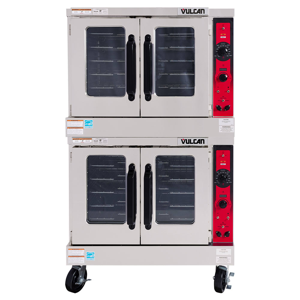 Vulcan VC55ED Double Full Size Electric Convection Oven 25kW, 240v