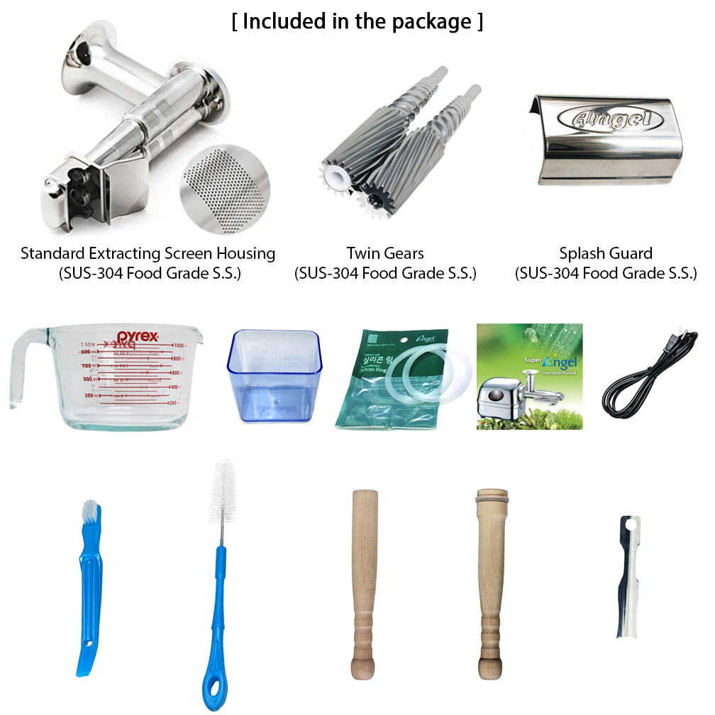 Super Angel Plus Stainless Steel Juicer Plant Based Pros