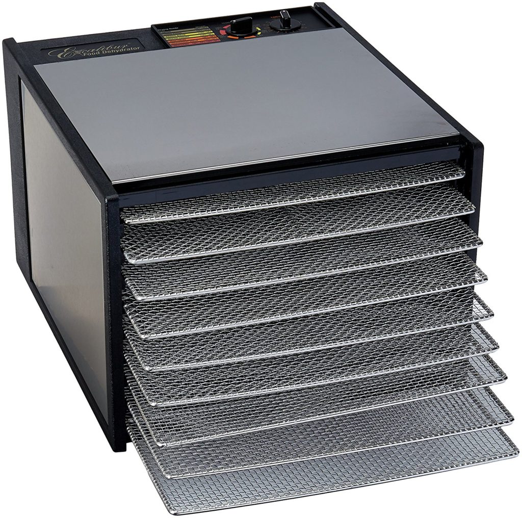 Excalibur 9Tray Stainless Steel Dehydrator w/Stainless Steel Trays and