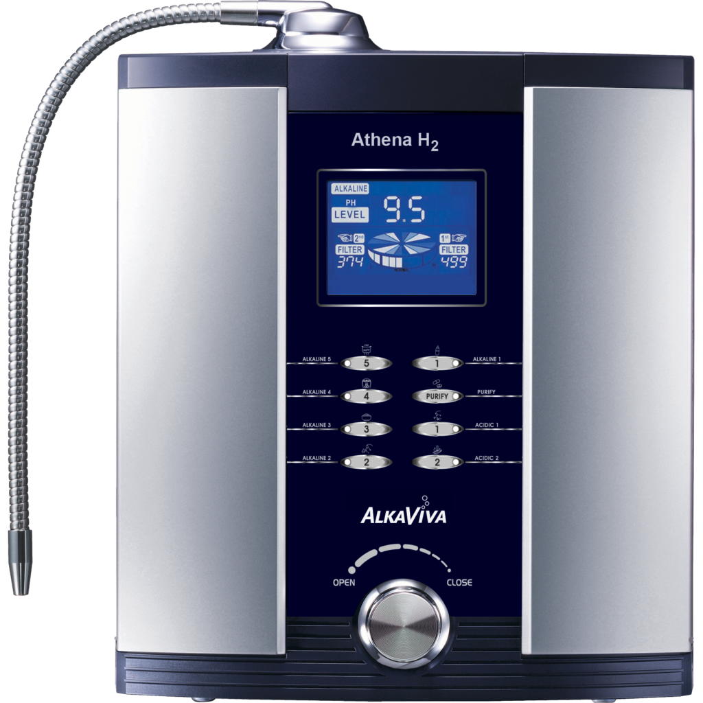 Alkaviva Athena H2 7Plate Alkaline Water Ionizer & Dual Water Filter Purifier Plant Based Pros