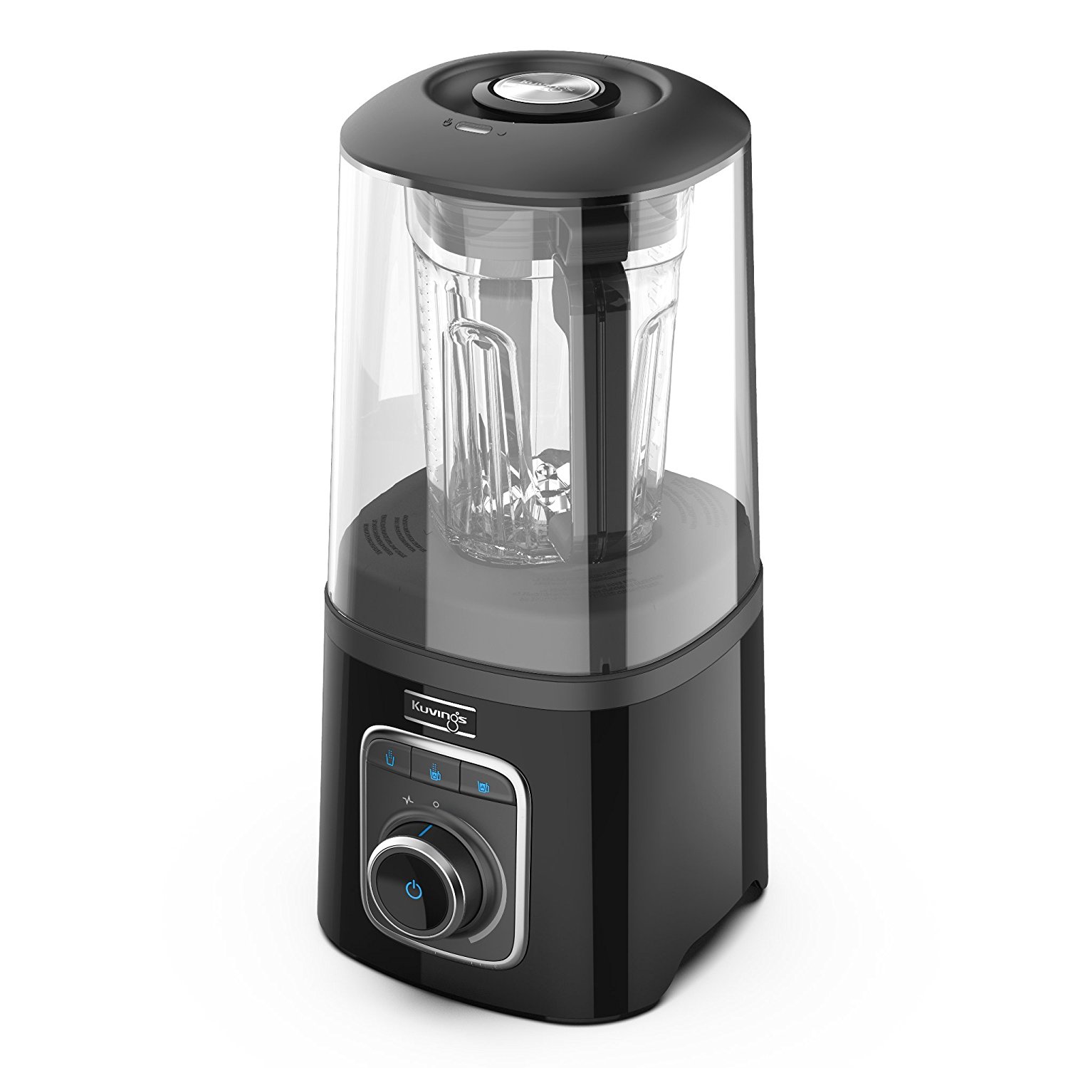 Kuvings Vacuum Sealed Auto Blender SV500B with BPA-Free Components, Quiet Blender, Virtually No Foam, Heavy Duty 3.5 HP Motor, 7 Year Warranty, Black