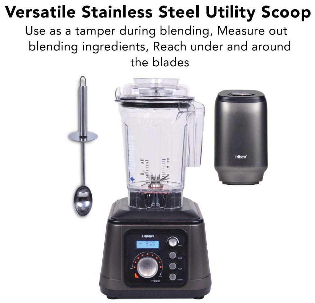 Tribest Dynapro, DPS1050AB Commercial Vacuum Blender Plant Based Pros