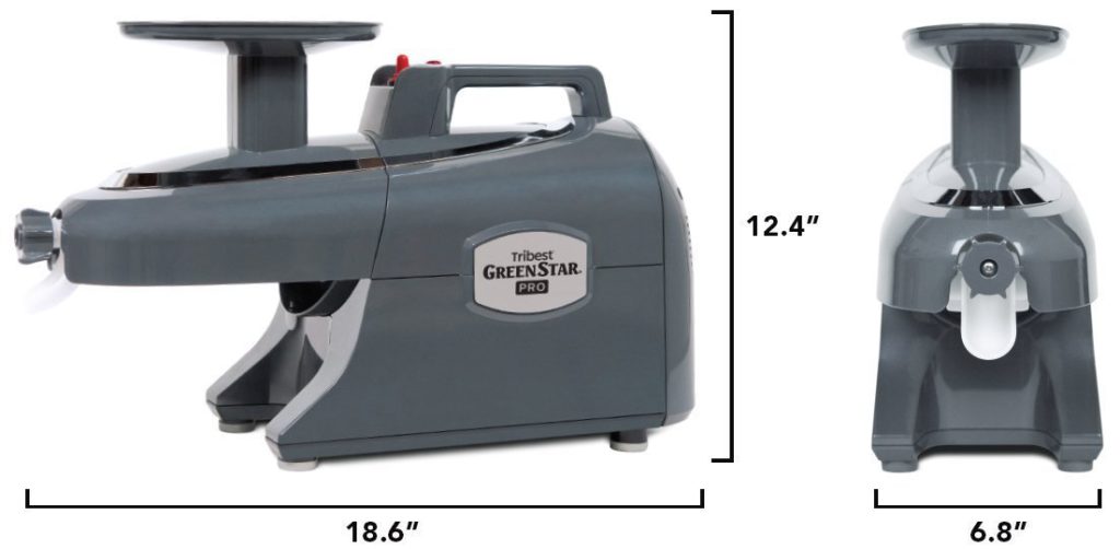 Tribest Greenstar Pro Commercial Cold Press Juicer with Jumbo Twin