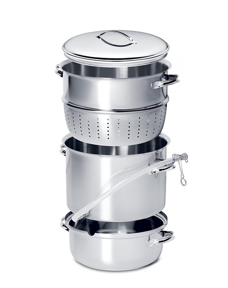 MehuLiisa Stainless Steel Steam Juicer & Food Steamer 11 liter