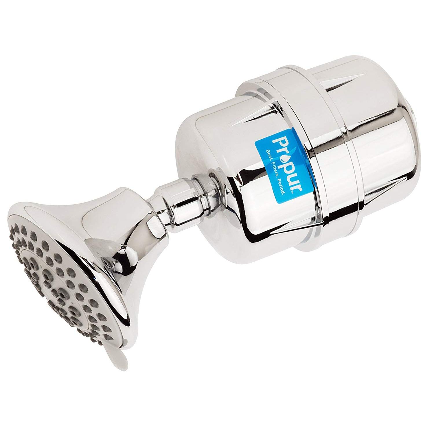Propur Chrome Shower Filter w/ ProMax; Massage Head Plant Based Pros