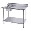 Advance Tabco KMS-11B-305L-X Stainless Steel Work Table w/ Sink - Image 4