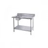 Advance Tabco KMS-11B-305L-X Stainless Steel Work Table w/ Sink - Image 5