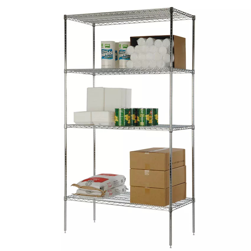 Focus FK183674CH Chrome Wire Shelf Kit Plant Based Pros