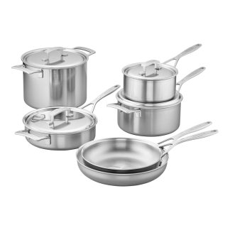 Demeyere Industry 5 10-pc, Pots And Pans Set (1029795)