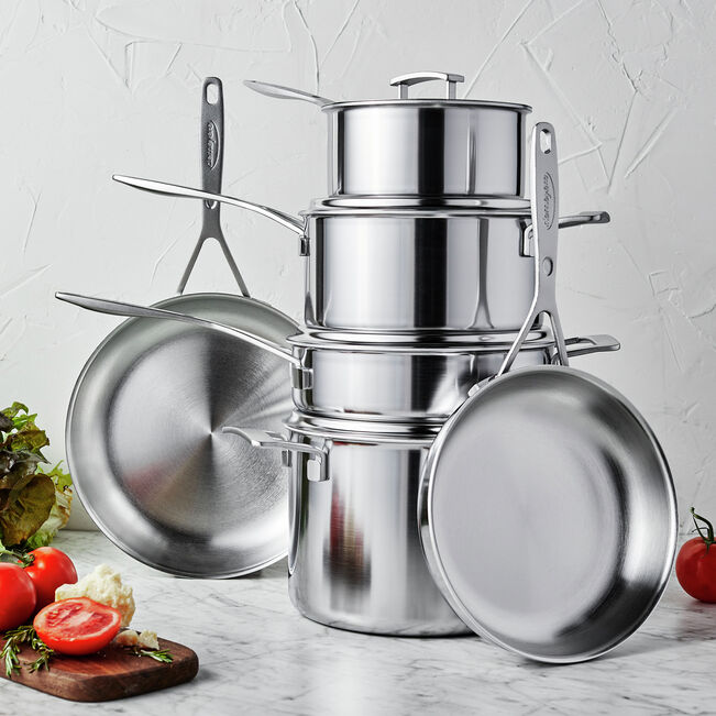 Demeyere Industry 5 10-pc, Pots And Pans Set (1029795) - Image 2
