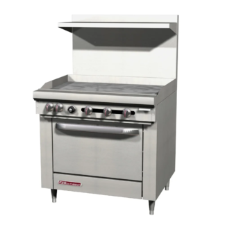 Southbend S36D-3G Gas Range with 36" Griddle and Standard Oven