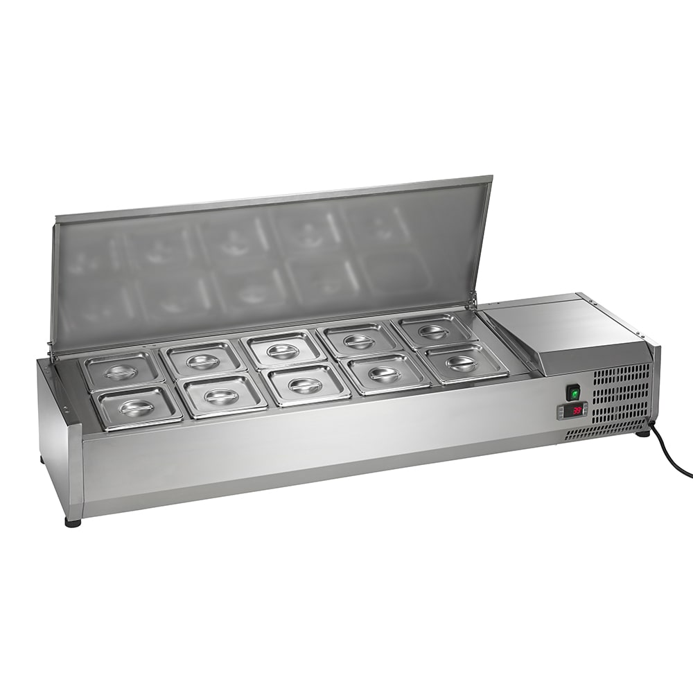 Arctic Air ACP55 55" Refrigerated Countertop Condiment Prep Station