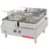 Star Max 530TF 30 lb. Twin Pot Commercial Countertop Electric Deep Fryer 11,500W