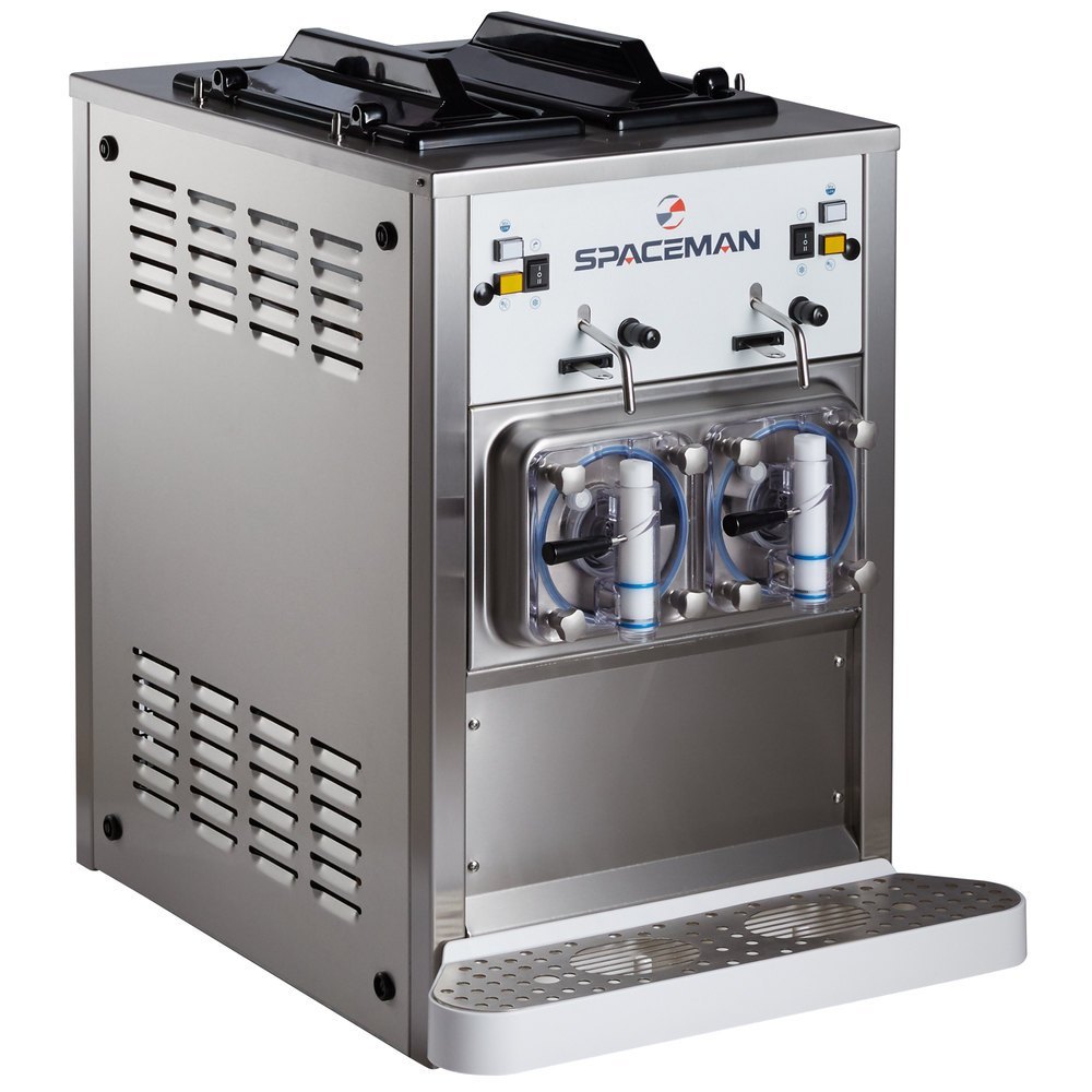 Spaceman 6455-C 2 Bowl Slushy / Granita Stainless Steel Frozen Drink