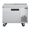Dukers DPP44 Commercial Single Door Pizza Prep Table Refrigerator - Image 2