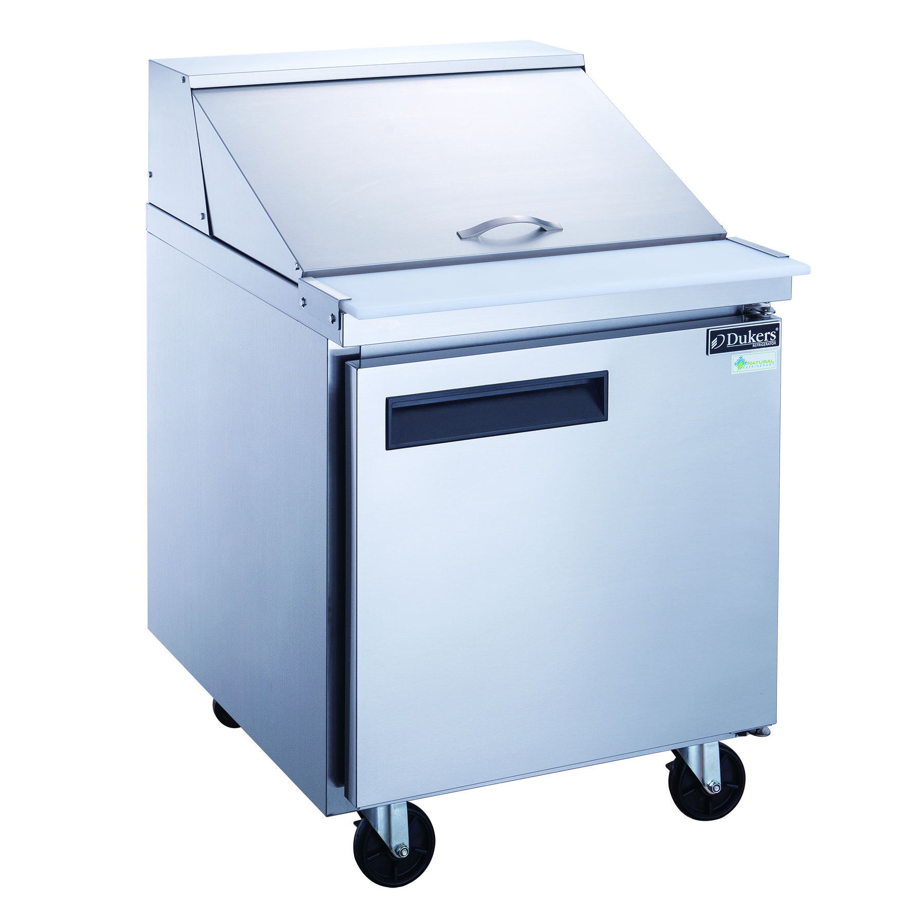 Dukers DSP2912MS1 1Door Commercial Food Prep Table Refrigerator in