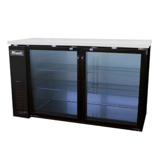 Migali C-BB60G-HC 60″ Glass Door Back Bar Refrigerator