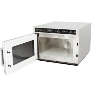 Amana HDC182 Heavy Duty Stainless Steel Commercial Microwave with Push