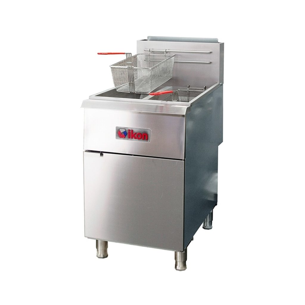 IKON IGF40/40Gas Fryer (1) 40 lb Vat Plant Based Pros