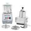 Robot Coupe R602N Combination Continuous Feed Food Processor with 7 Qt. Stainless Steel Bowl