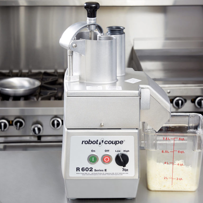 Robot Coupe R602N Combination Continuous Feed Food Processor with 7 Qt