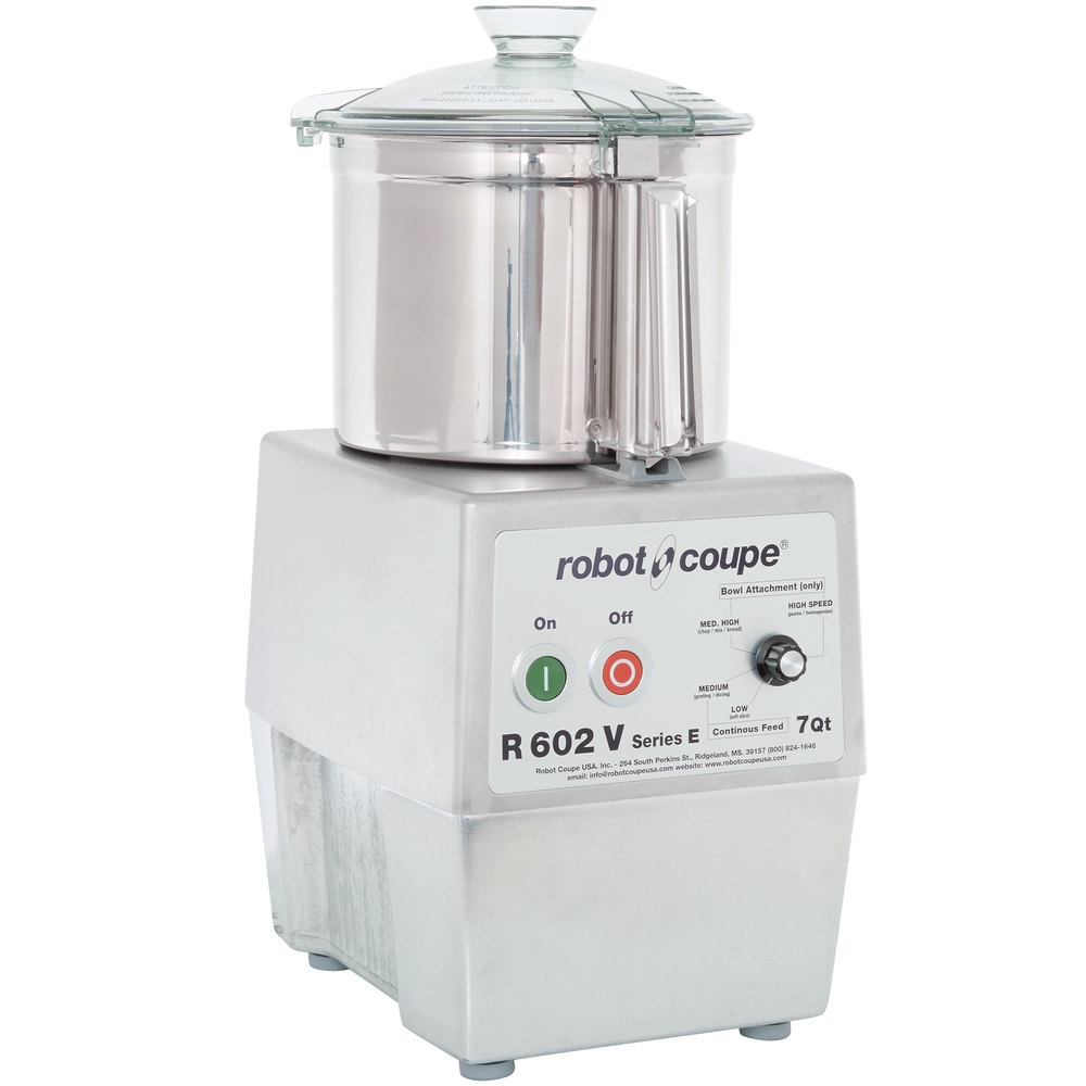 Robotcoupe R602VV 7 Qt Commercial food processor with continuous feed R602  VV, R602V V
