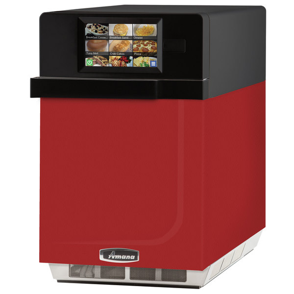 Amana Commercial XpressChef 3i MRX2 Red High-Speed Countertop Oven - (Red, Stainless Steel, Black) - Image 4