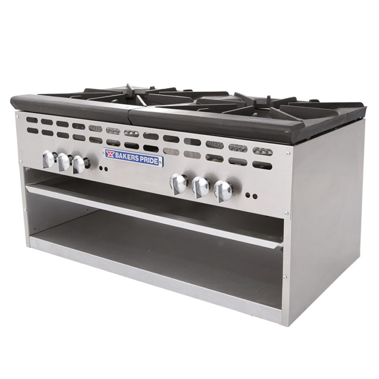 Bakers Pride Restaurant Series BPSP362D Two Burner SidebySide
