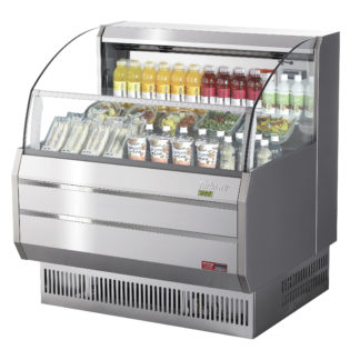 Turbo Air TOM-40SS-N Open Refrigerated Display Merchandiser