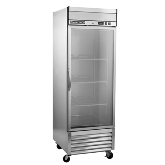 Maxx Cold MXSR-23GDHC Reach-In Refrigerator, Single Door, Bottom Mount, Glass