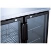 Coldline UBB-24-48G 48" Swing Glass Door Back Bar Cooler, Black - Image 3