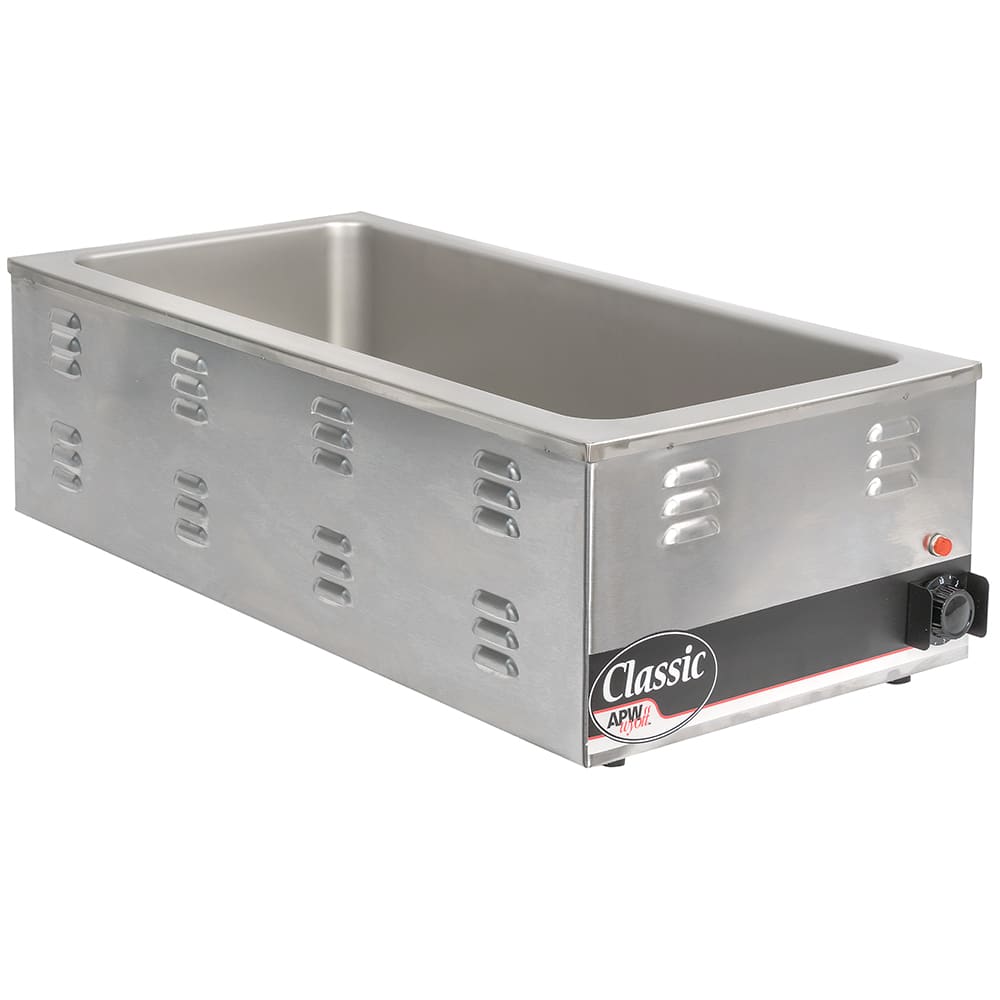 APW Wyott W-43V Countertop Food Warmer, Infinite Temperature Control, Wet  and Dry Operation, 28 1/2 Quart