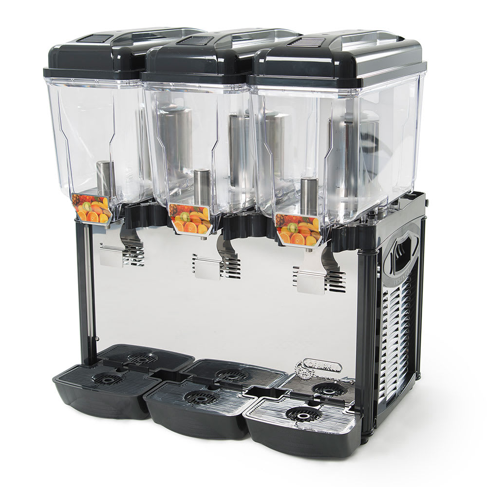 Eurodib CD3J Refrigerated Drink Dispenser w/ (3) 3 gal Bowls, Pre Mix,  110-120v