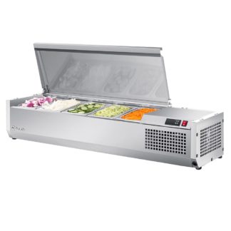 Turbo Air CTST-1200-N 47 1/4" Countertop Sandwich/Salad Prep Table, 115v