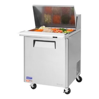 Turbo Air MST-28-12-N 28" Sandwich/Salad Prep Table w/ Refrigerated Base, 115v