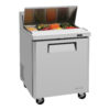 Turbo Air MST-28-N 28" Sandwich/Salad Prep Table w/ Refrigerated Base, 115v - Image 3