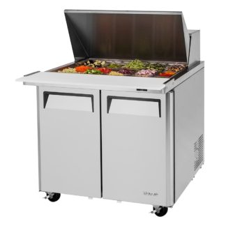 Turbo Air MST-36-15-N6 36" Sandwich/Salad Prep Table w/ Refrigerated Base, 115v