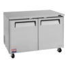 Turbo Air MUF-48-N 48 1/4" W Undercounter Freezer w/ (2) Section & (2) Door, 115v - Image 3