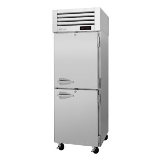 Turbo Air PRO-26-2H-SG-PT Full Height Pass Thru Mobile Heated Cabinet w/ (3) Shelves, 115v