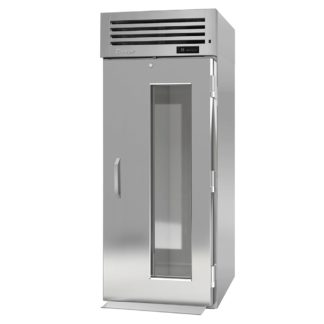 Turbo Air PRO-26R-G-RI-N 34" One Section Roll In Refrigerator, (1) Right Hinge Glass Door, 115v