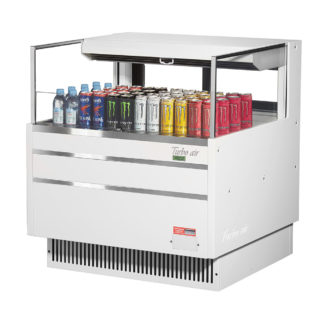 Turbo Air TOM-36L-UFD-B-1S-N 34 3/4" Horizontal Open Air Cooler w/ (1) Level, 115v