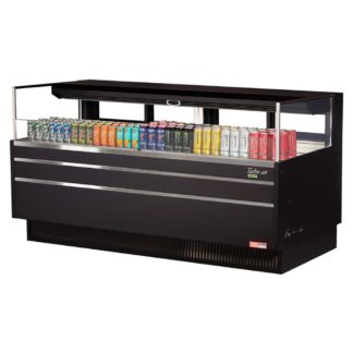 Turbo Air TOM-72L-UFD-B-1S-N 70 3/4" Horizontal Open Air Cooler w/ (1) Level, 220v/1ph