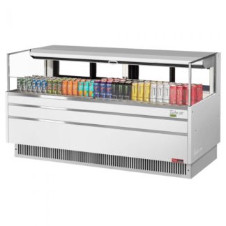 Turbo Air TOM-72L-UFD-W-1S-N 70 3/4" Horizontal Open Air Cooler w/ (1) Level, 220v/1ph