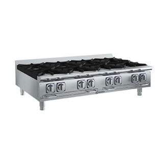 Electrolux 169104 48" Gas Hotplate w/ (8) Burners & Manual Controls
