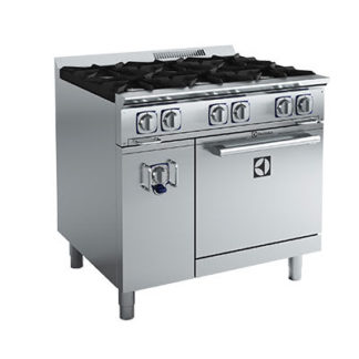 Electrolux 169106 36" 6 Burner Gas Range w/ Standard Oven, Convertible