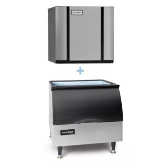 Ice-O-Matic CIM0836FA/B25PP 896 lb Full Cube Ice Maker w/ Bin - 242 lb Storage, Air Cooled, 208-230v/1ph